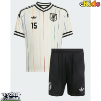 Japan Daichi Kamada #15 Replica Away Minikit World Cup 2026 Short Sleeve (+ pants)